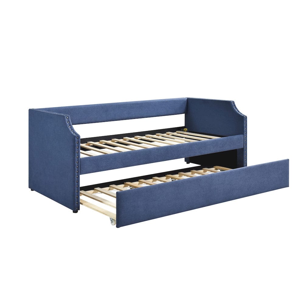 Homelegance  - Shiloh Daybed W/ Trundle in Blue - 4988BU  view 4