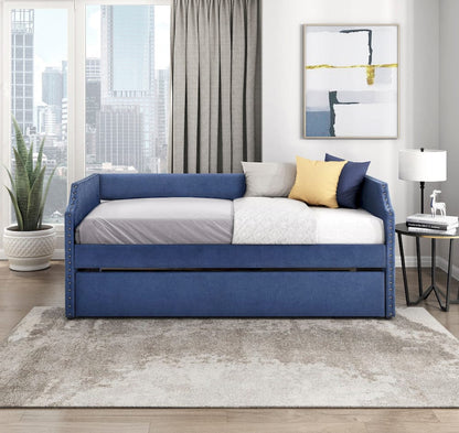 Homelegance  - Shiloh Daybed W/ Trundle in Blue - 4988BU  view 5