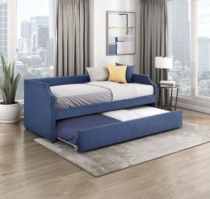 Homelegance  - Shiloh Daybed W/ Trundle in Blue - 4988BU  view 6