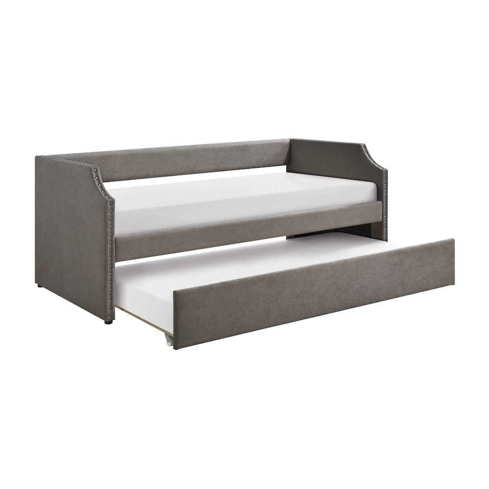Homelegance  - Shiloh Daybed W/ Trundle in Dark gray - 4988DG  view 3