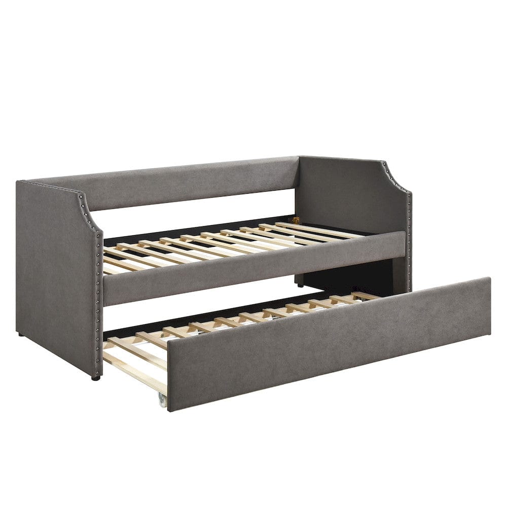 Homelegance  - Shiloh Daybed W/ Trundle in Dark gray - 4988DG  view 4