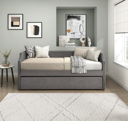 Homelegance  - Shiloh Daybed W/ Trundle in Dark gray - 4988DG  view 5