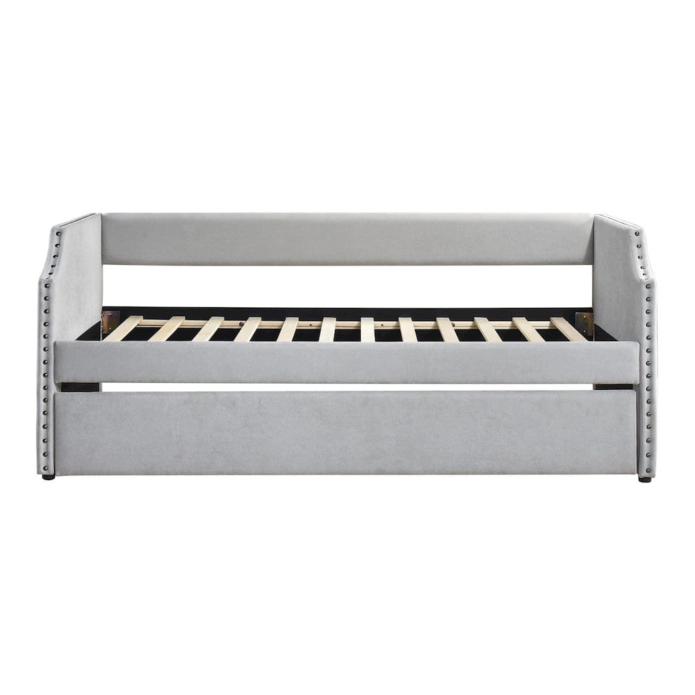 Homelegance  - Shiloh Daybed W/ Trundle in Light gray - 4988LG  view 4