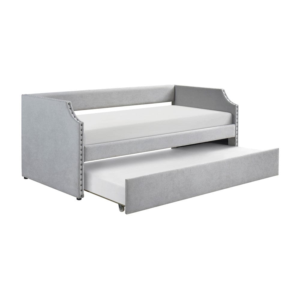 Homelegance  - Shiloh Daybed W/ Trundle in Light gray - 4988LG  view 5