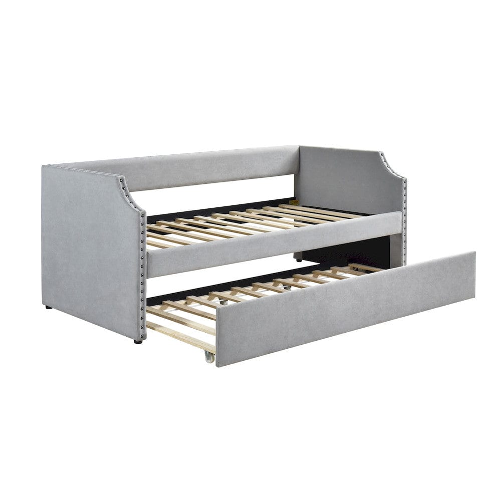 Homelegance  - Shiloh Daybed W/ Trundle in Light gray - 4988LG  view 6