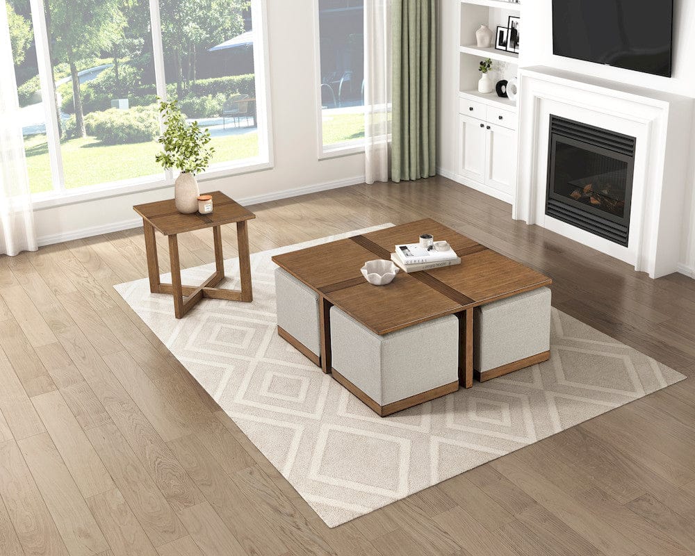 Homelegance  - Sienna Cocktail Table in Light gray - 3506-01  view 11