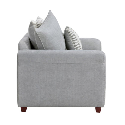 Homelegance  - Silverthorne Chair in Gray - 8579GY-1  view 4