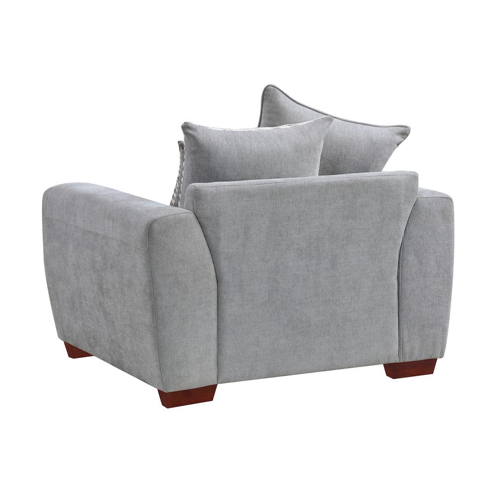 Homelegance  - Silverthorne Chair in Gray - 8579GY-1  view 5