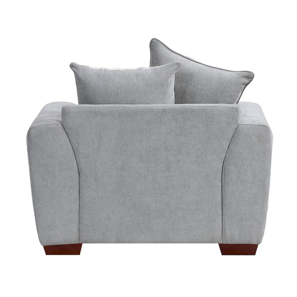 Homelegance  - Silverthorne Chair in Gray - 8579GY-1  view 6