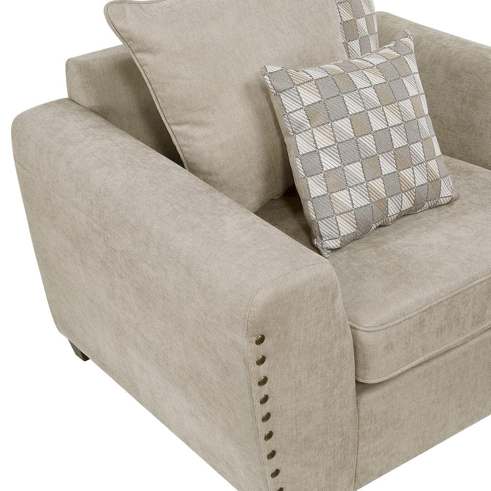 Homelegance  - Silverthorne Chair in Light brown - 8579SS-1  view 6