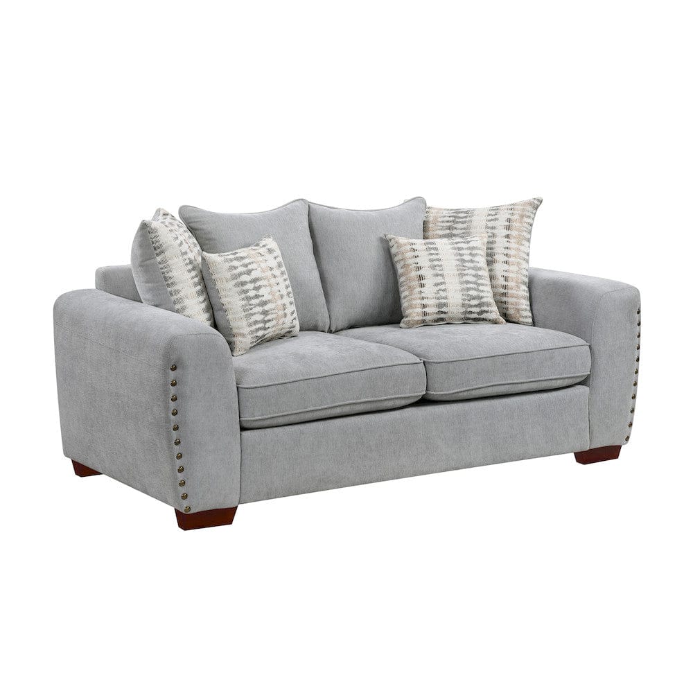 Homelegance  - Silverthorne Love Seat in Gray - 8579GY-2  view 2