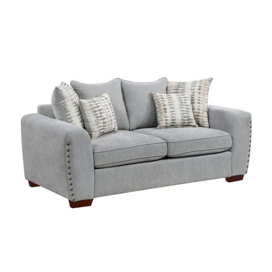 Homelegance  - Silverthorne Love Seat in Gray - 8579GY-2  view 2