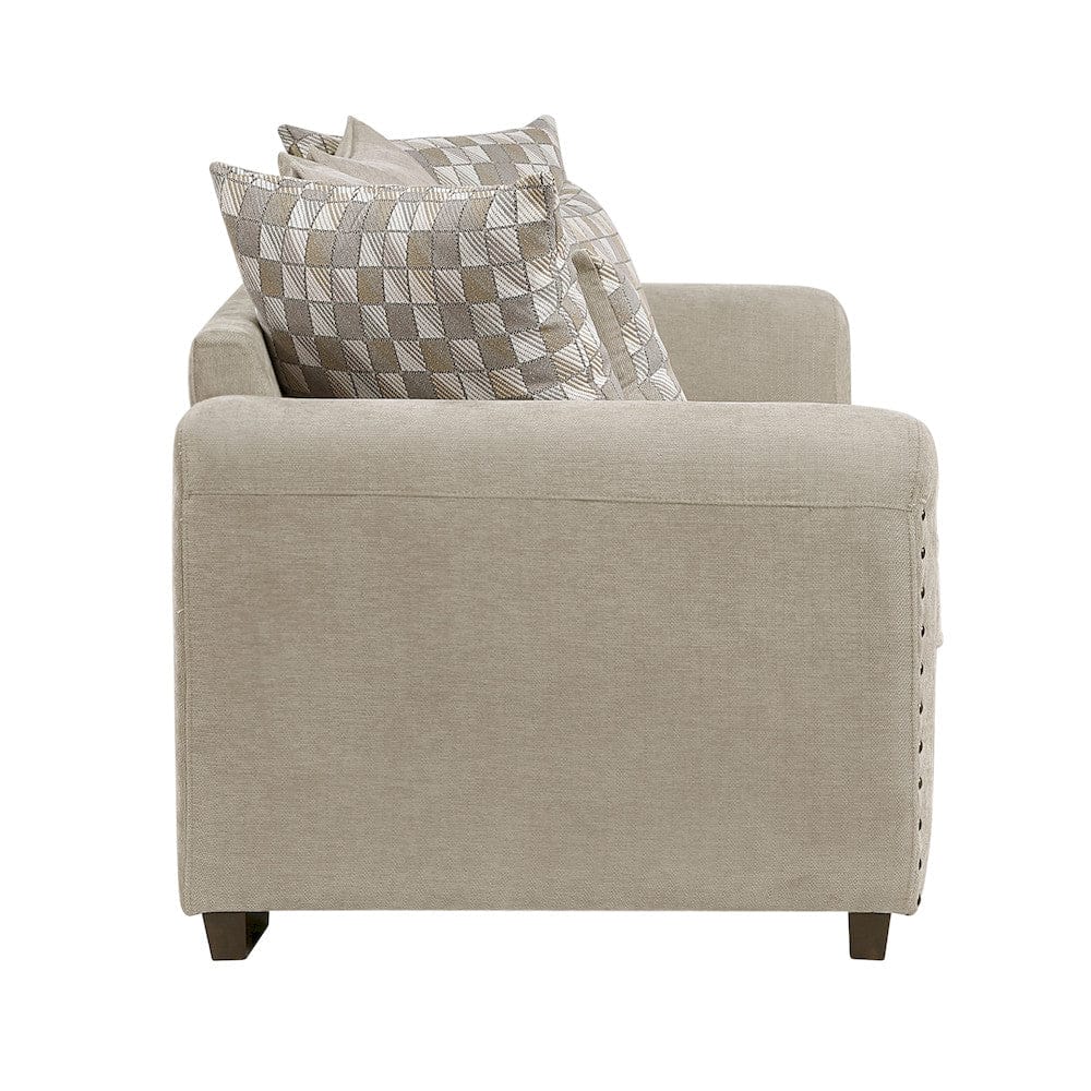 Homelegance  - Silverthorne Love Seat in Light brown - 8579SS-2  view 6