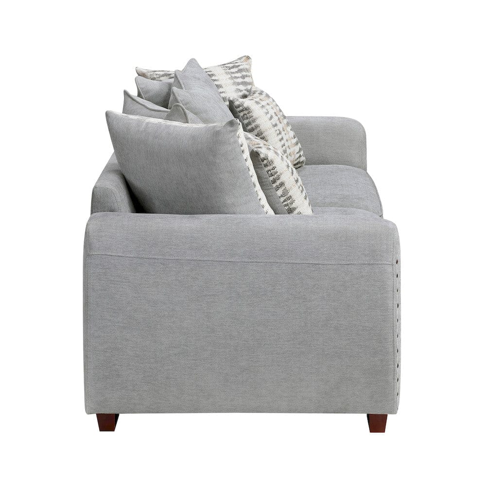 Homelegance  - Silverthorne Sofa in Gray - 8579GY-3  view 11