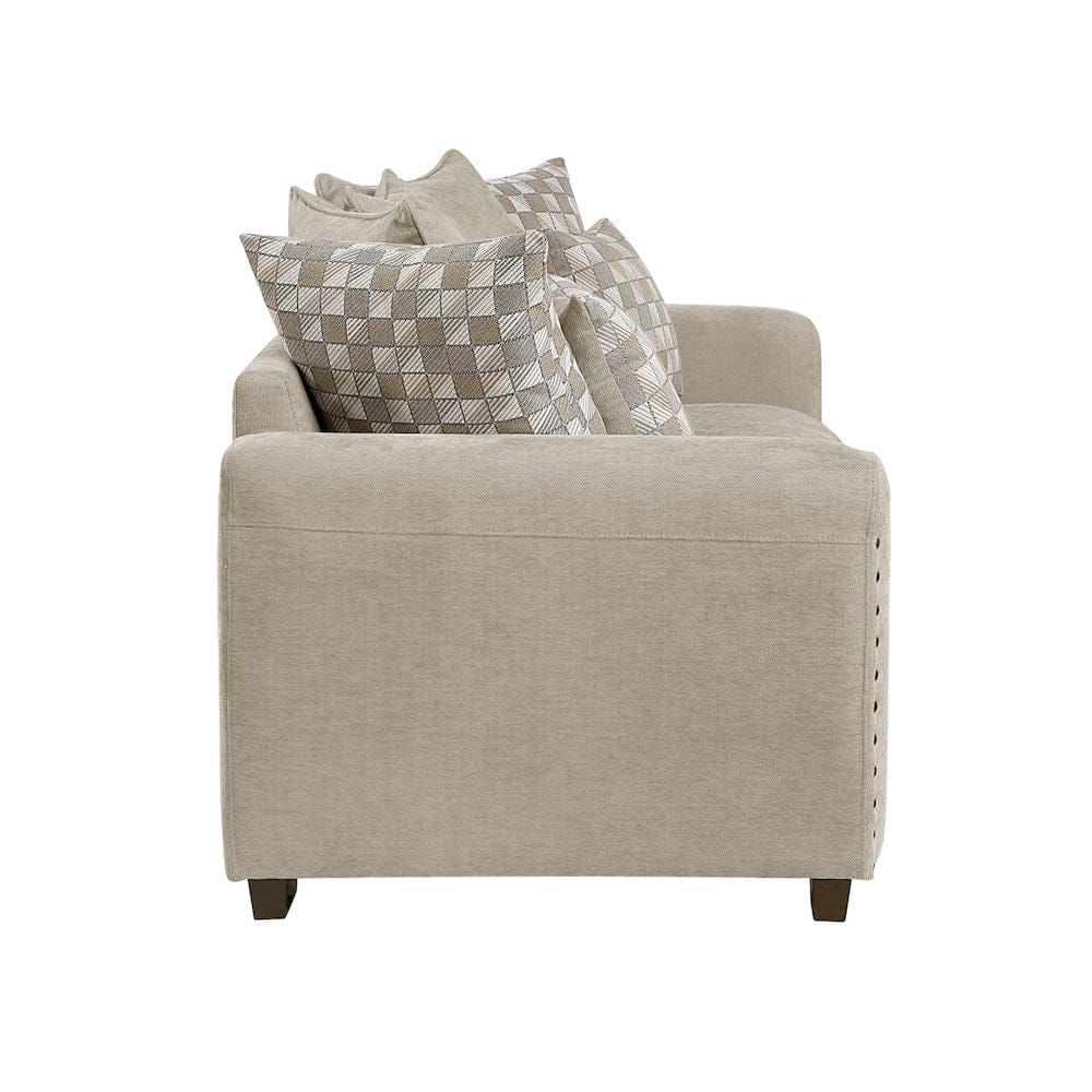 Homelegance  - Silverthorne Sofa in Light brown - 8579SS-3  view 5