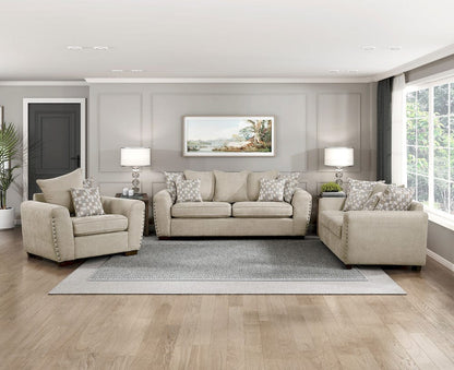 Homelegance  - Silverthorne Sofa in Light brown - 8579SS-3  view 11