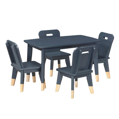 Homelegance  - Sloane 5-Piece Pack Children Table and Chairs Set - B2024BU-5P  view 1