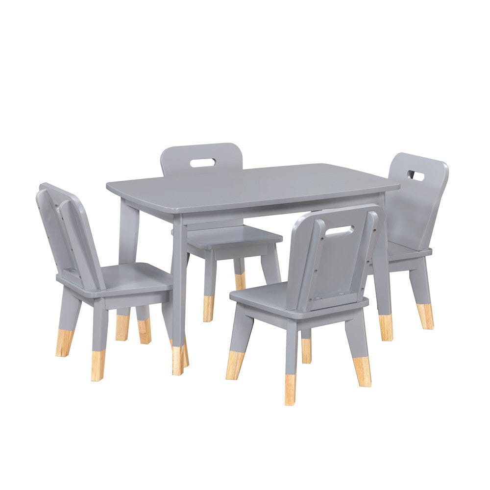 Homelegance  - Sloane 5-Piece Pack Children Table and Chairs Set - B2024GY-5P  view 1