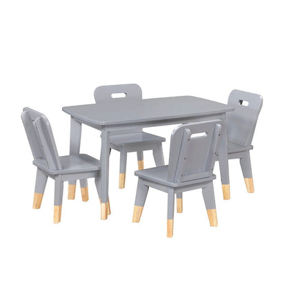Homelegance  - Sloane 5-Piece Pack Children Table and Chairs Set - B2024GY-5P  view 1