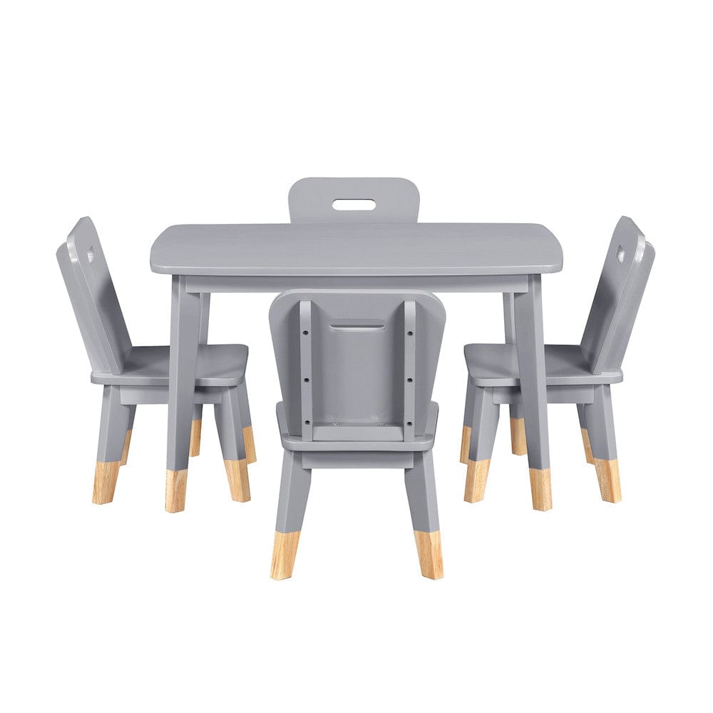 Homelegance  - Sloane 5-Piece Pack Children Table and Chairs Set - B2024GY-5P  view 2