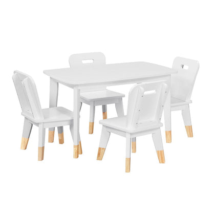 Homelegance  - Sloane 5-Piece Pack Children Table and Chairs Set - B2024WH-5P  view 1