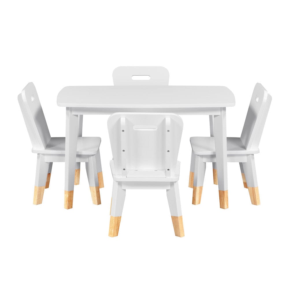 Homelegance  - Sloane 5-Piece Pack Children Table and Chairs Set - B2024WH-5P  view 2