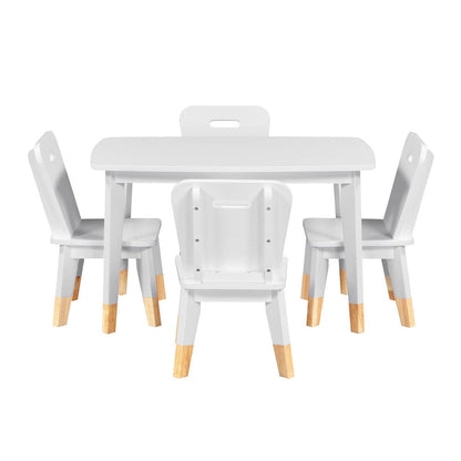 Homelegance  - Sloane 5-Piece Pack Children Table and Chairs Set - B2024WH-5P  view 2