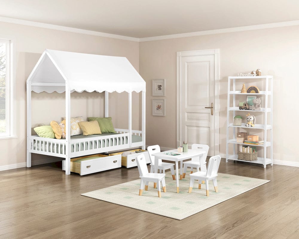Homelegance  - Sloane Bookcase, 5 Fixed Shelves - B2024WH-16S5  view 7