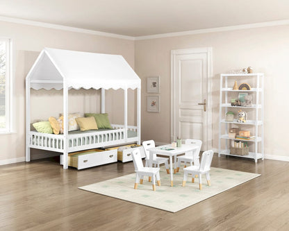 Homelegance  - Sloane Bookcase, 5 Fixed Shelves - B2024WH-16S5  view 7