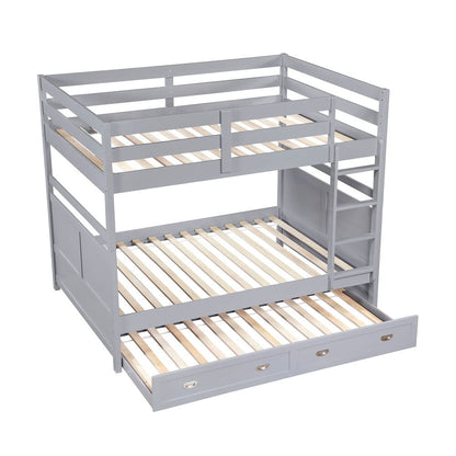 Homelegance  - Sloane Full/Full Bunk Bed - B2024GYFF-1x  view 12