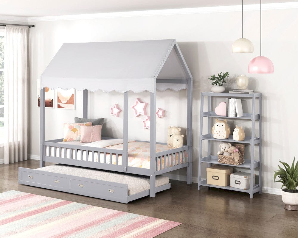 Homelegance  - Sloane Trundle - B2024GY-R  view 11