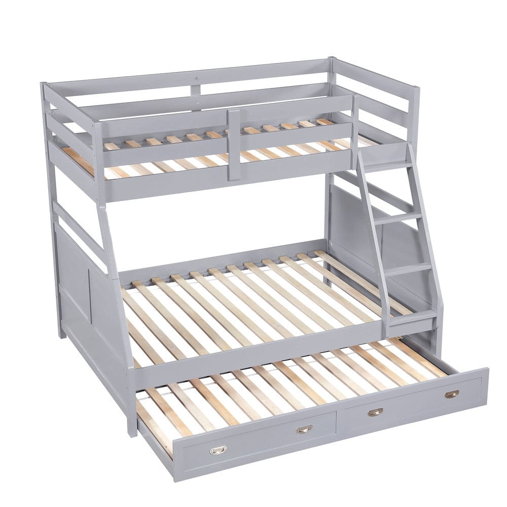 Homelegance  - Sloane Twin/Full Bunk Bed - B2024GYTF-1x  view 12