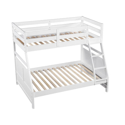 Homelegance  - Sloane Twin/Full Bunk Bed - B2024WHTF-1x  view 6