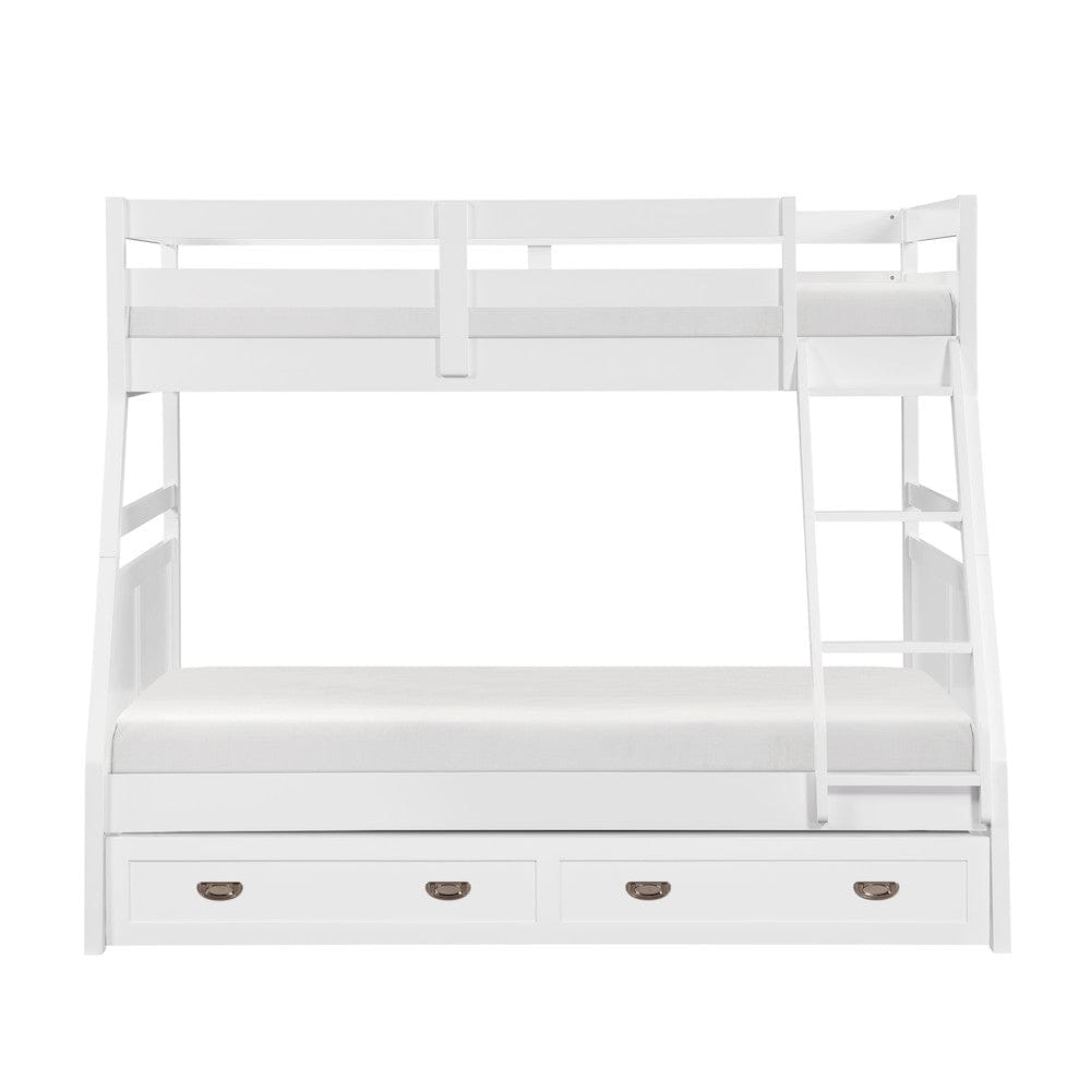 Homelegance  - Sloane Twin/Full Bunk Bed - B2024WHTF-1x  view 9