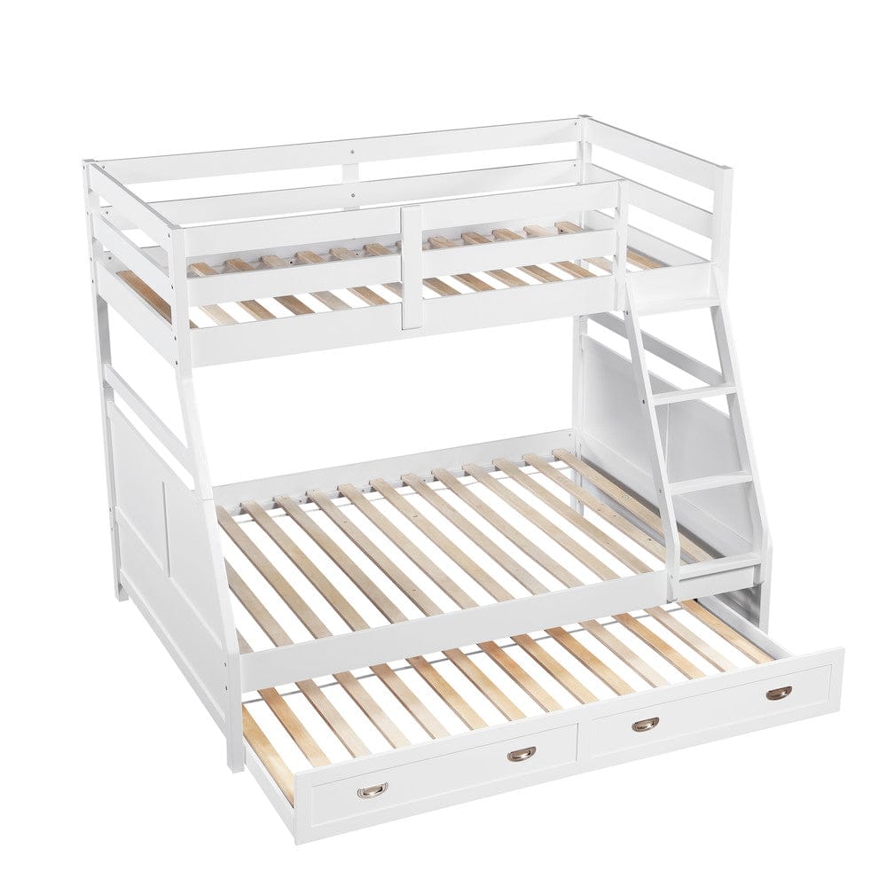Homelegance  - Sloane Twin/Full Bunk Bed - B2024WHTF-1x  view 12