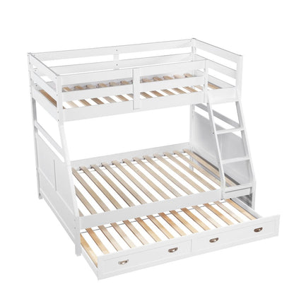 Homelegance  - Sloane Twin/Full Bunk Bed - B2024WHTF-1x  view 12