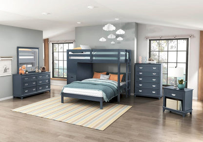 Homelegance  - Sloane Twin/Full Loft Bunk Bed W/ Chest and Hidden Desk - B2024BULTF-1x  view 4