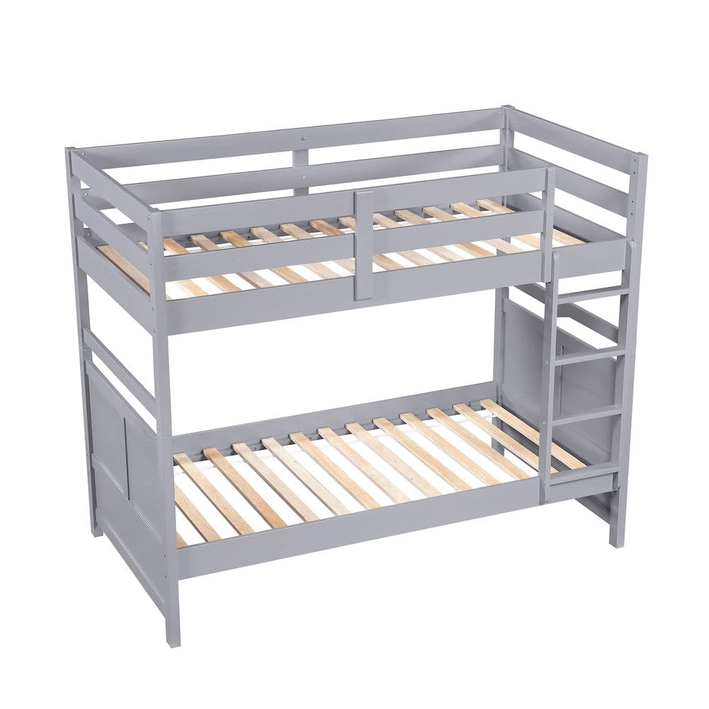Homelegance  - Sloane Twin/Twin Bunk Bed - B2024GY-1x  view 6