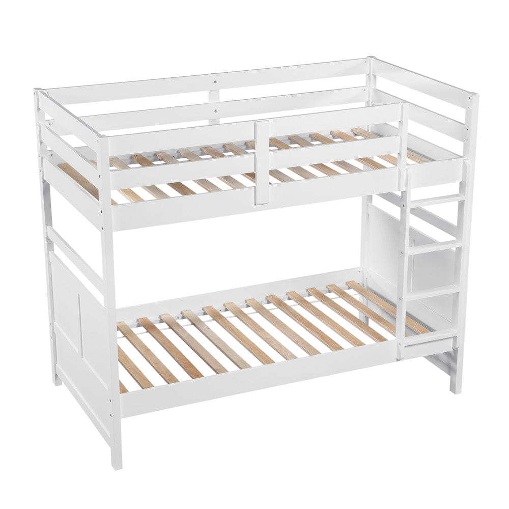 Homelegance  - Sloane Twin/Twin Bunk Bed - B2024WH-1x  view 6