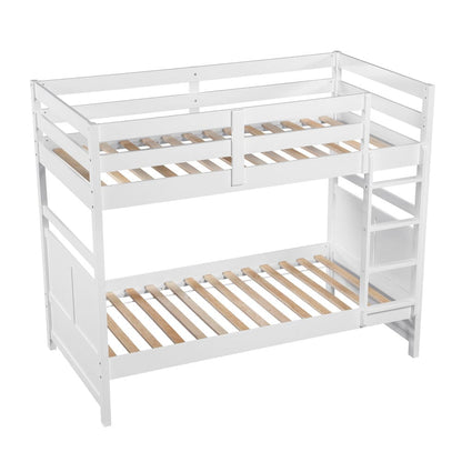 Homelegance  - Sloane Twin/Twin Bunk Bed - B2024WH-1x  view 6