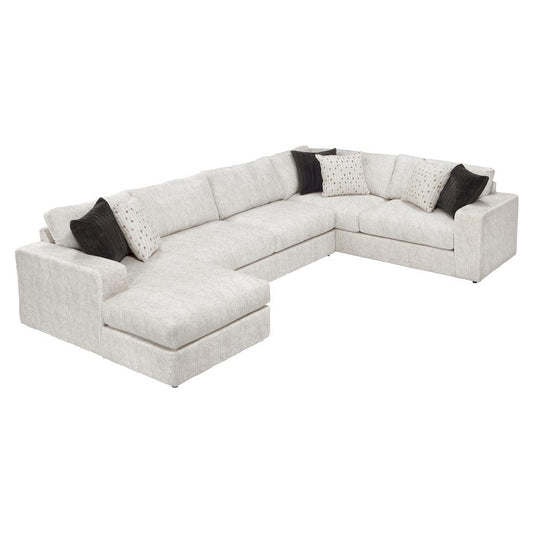 Homelegance  - Solace 3-Piece Sectional W/ Left Chaise in Beige - 8401BESx3LCRT  view 2