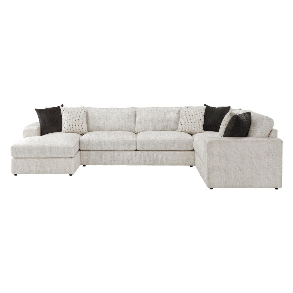 Homelegance  - Solace 3-Piece Sectional W/ Left Chaise in Beige - 8401BESx3LCRT  view 3