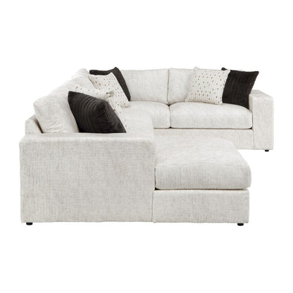 Homelegance  - Solace 3-Piece Sectional W/ Left Chaise in Beige - 8401BESx3LCRT  view 5