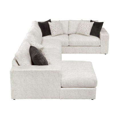 Homelegance  - Solace 3-Piece Sectional W/ Left Chaise in Beige - 8401BESx3LCRT  view 6