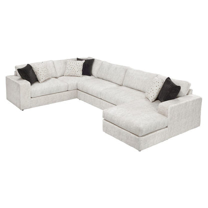 Homelegance  - Solace 3-Piece Sectional W/ Right Chaise in Beige - 8401BESx3LTRC  view 4