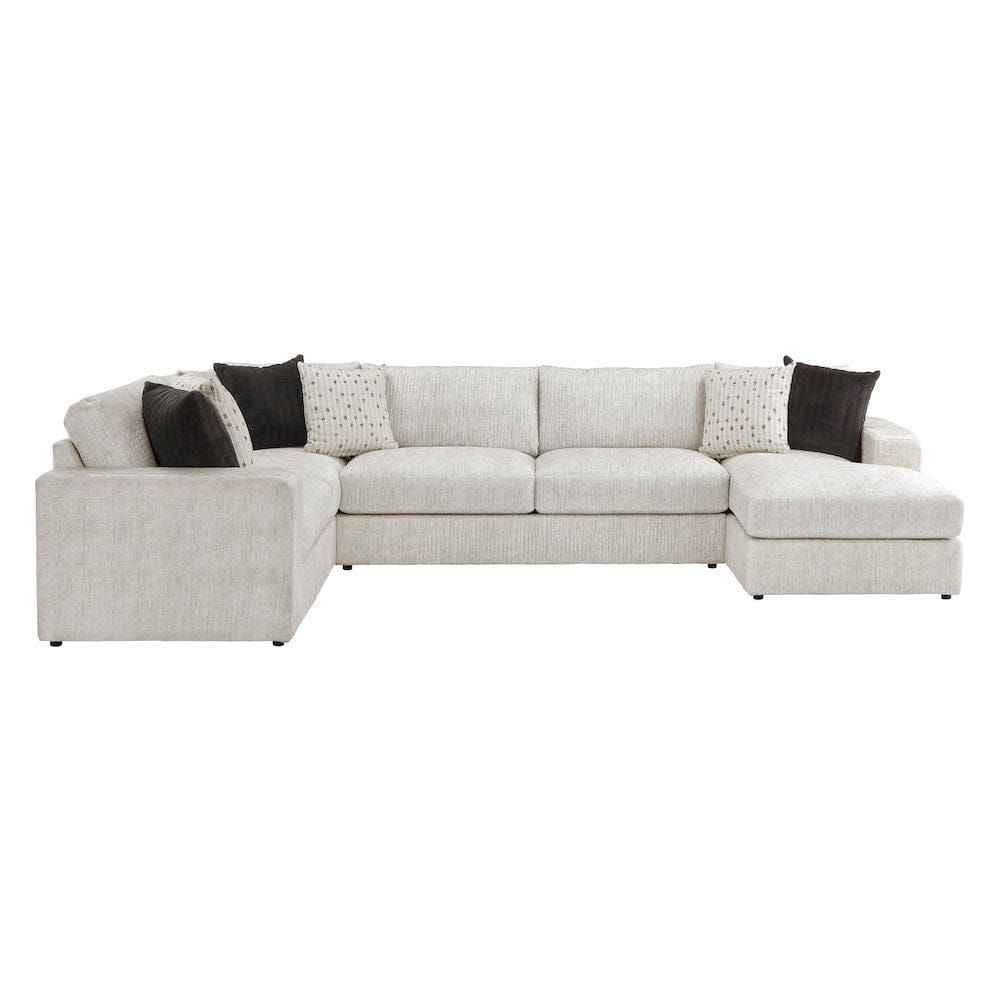 Homelegance  - Solace 3-Piece Sectional W/ Right Chaise in Beige - 8401BESx3LTRC  view 5