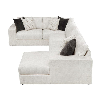 Homelegance  - Solace 3-Piece Sectional W/ Right Chaise in Beige - 8401BESx3LTRC  view 8