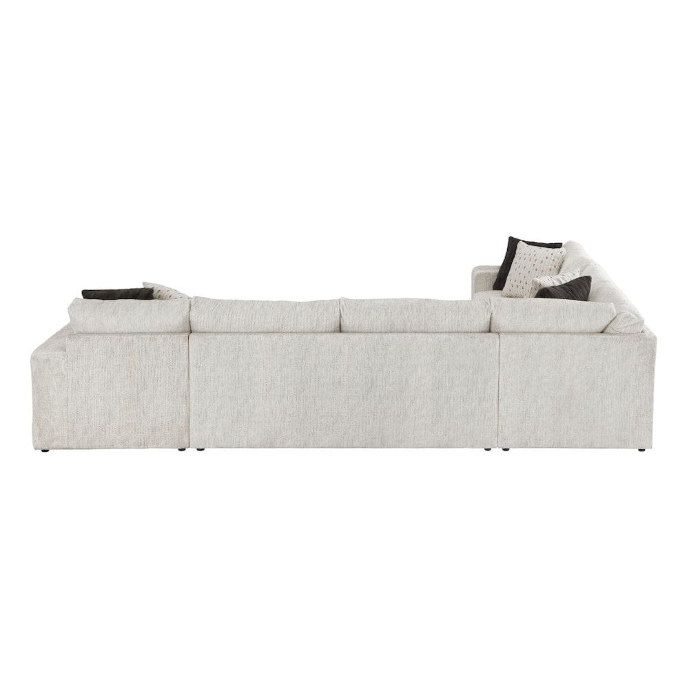 Homelegance  - Solace 3-Piece Sectional W/ Right Chaise in Beige - 8401BESx3LTRC  view 10