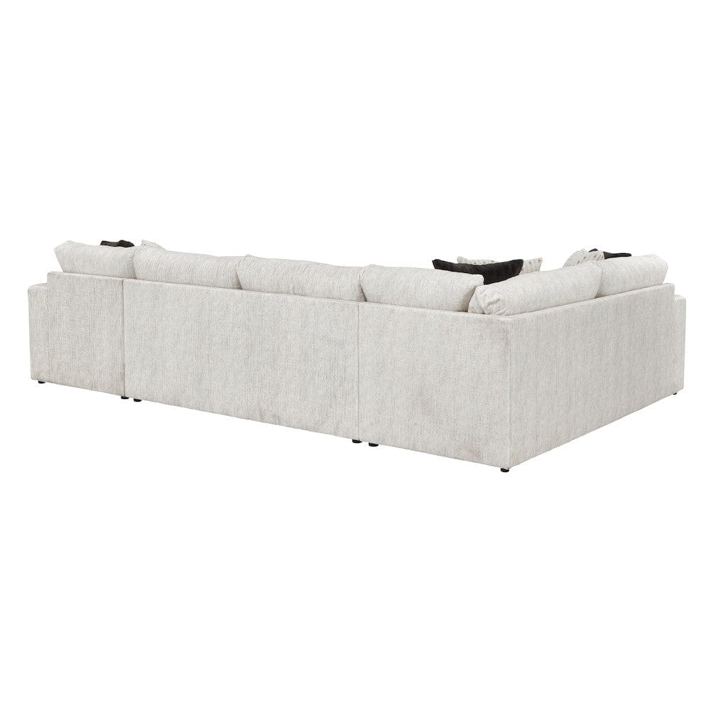 Homelegance  - Solace 3-Piece Sectional W/ Right Chaise in Beige - 8401BESx3LTRC  view 11
