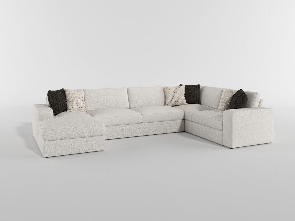 Homelegance  - Solace Right Side Corner Sofa in Beige - 8401BES-RT  view 11